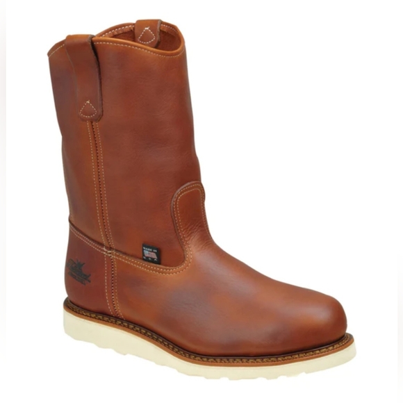 New Thorogood Wellington Wedge Tobacco Steel Toe Safety Work Boot- Size 10.5 - Picture 6 of 9